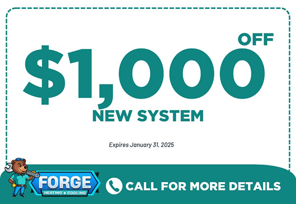 $1,000 off new system offer