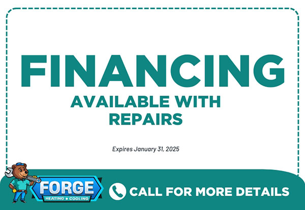 Forge offers financing on repairs