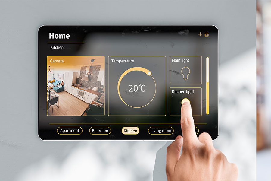 Smart home display for indoor air quality in Huntington WV